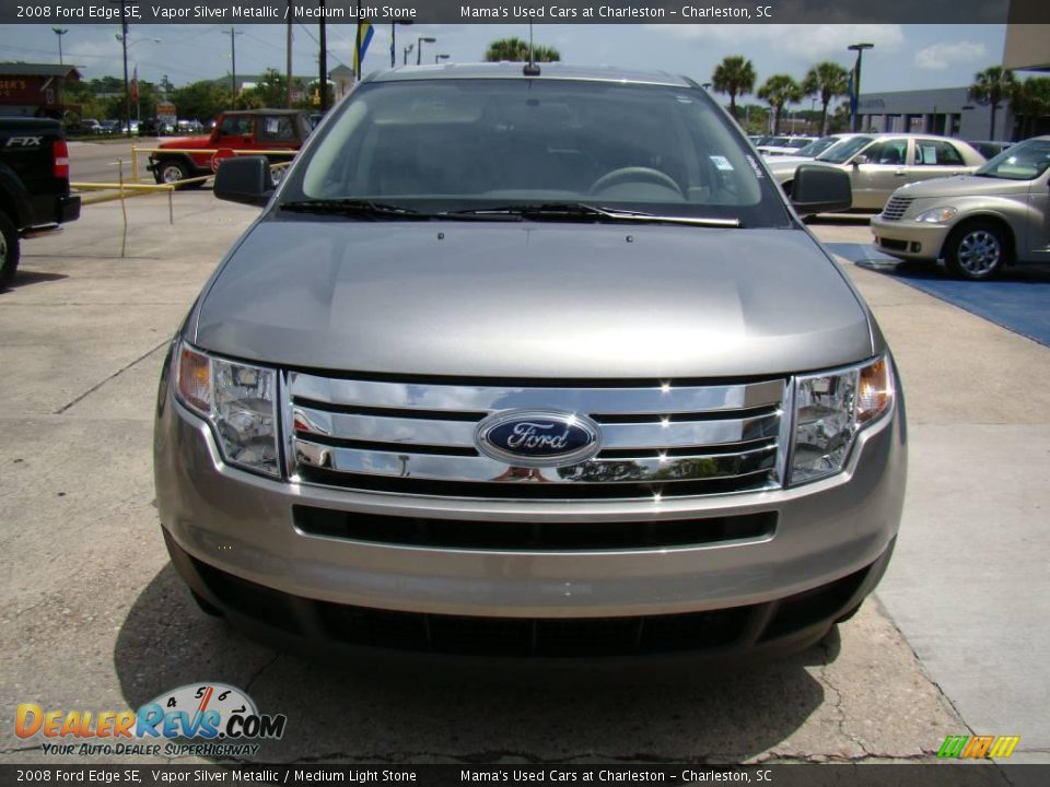 2008 Ford Edge SE Vapor Silver Metallic / Medium Light Stone Photo #3