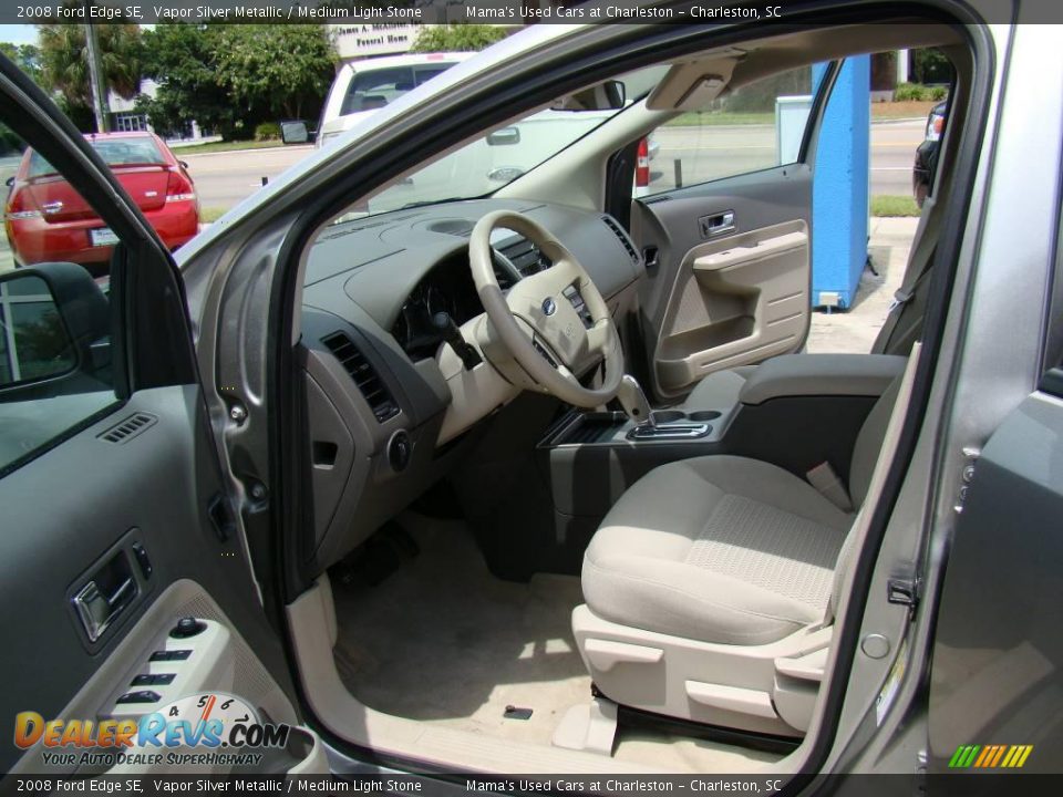 2008 Ford Edge SE Vapor Silver Metallic / Medium Light Stone Photo #9