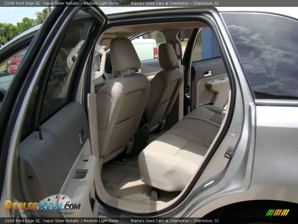2008 Ford Edge SE Vapor Silver Metallic / Medium Light Stone Photo #10