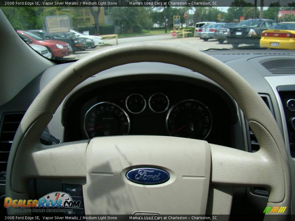 2008 Ford Edge SE Vapor Silver Metallic / Medium Light Stone Photo #15