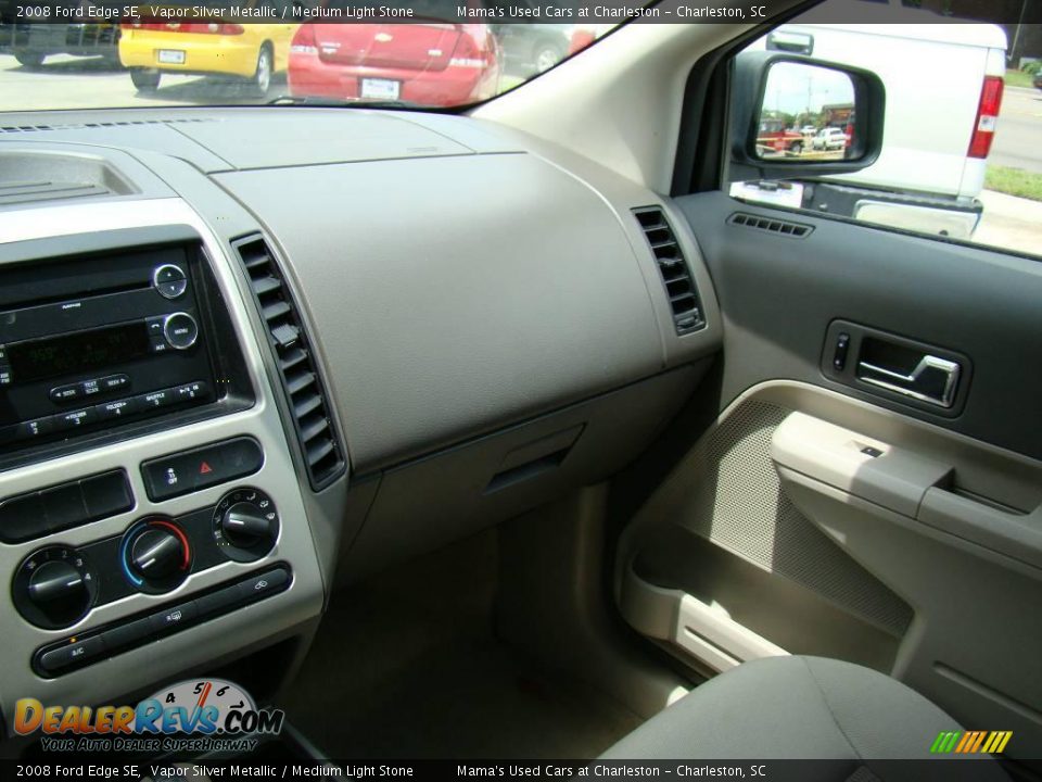 2008 Ford Edge SE Vapor Silver Metallic / Medium Light Stone Photo #16