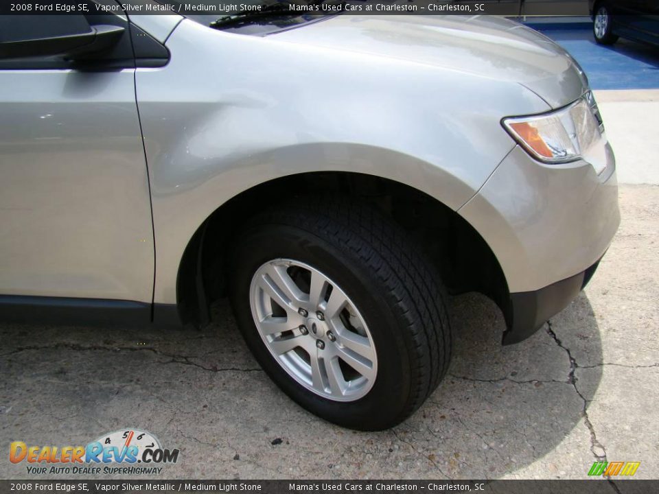 2008 Ford Edge SE Vapor Silver Metallic / Medium Light Stone Photo #22