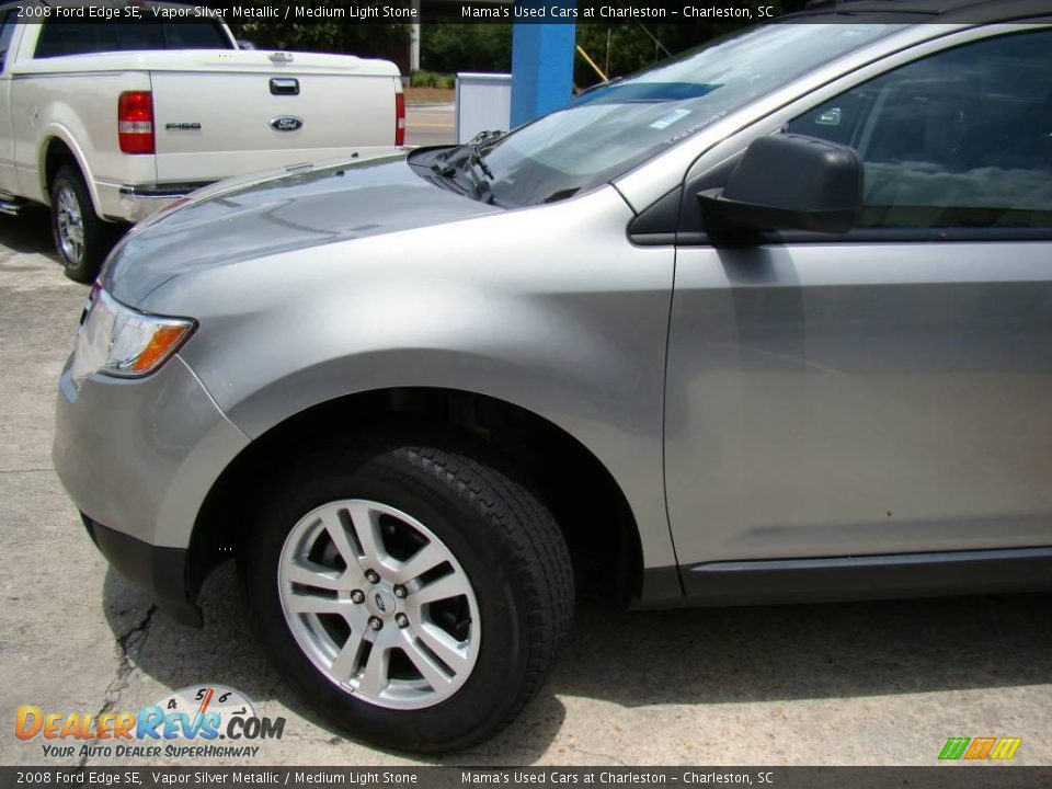 2008 Ford Edge SE Vapor Silver Metallic / Medium Light Stone Photo #23