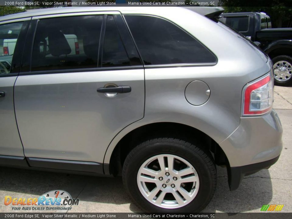 2008 Ford Edge SE Vapor Silver Metallic / Medium Light Stone Photo #24