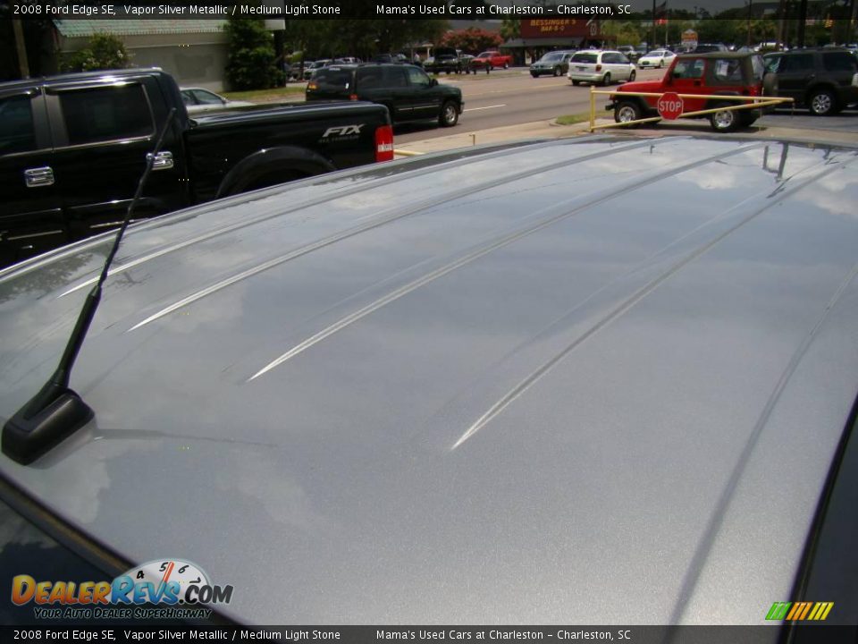 2008 Ford Edge SE Vapor Silver Metallic / Medium Light Stone Photo #27