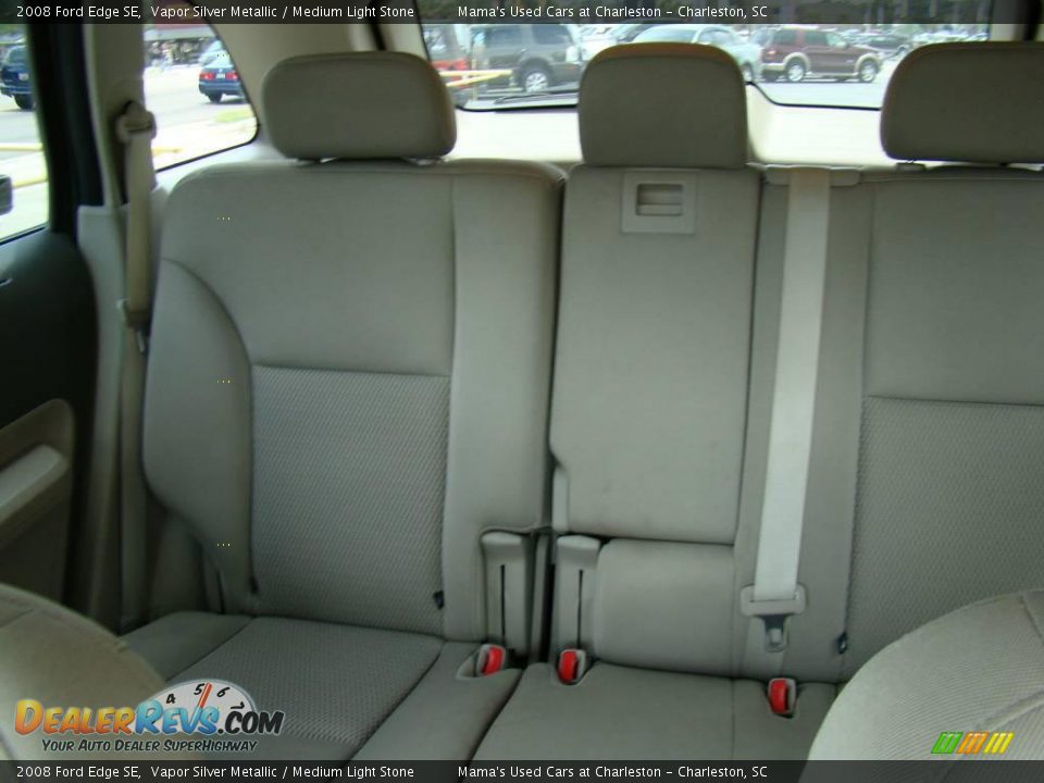 2008 Ford Edge SE Vapor Silver Metallic / Medium Light Stone Photo #29