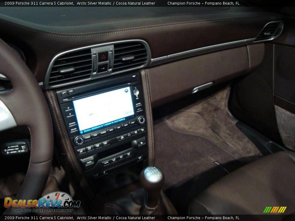 2009 Porsche 911 Carrera S Cabriolet Arctic Silver Metallic / Cocoa Natural Leather Photo #18