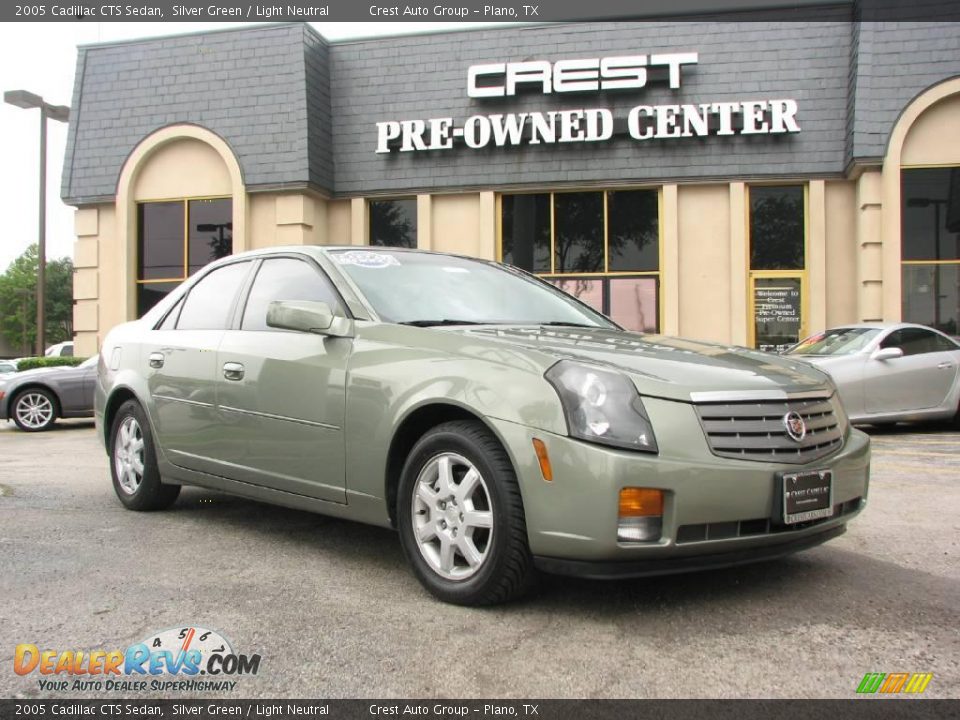 2005 Cadillac CTS Sedan Silver Green / Light Neutral Photo #1