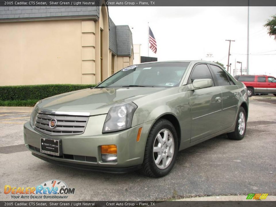 2005 Cadillac CTS Sedan Silver Green / Light Neutral Photo #3