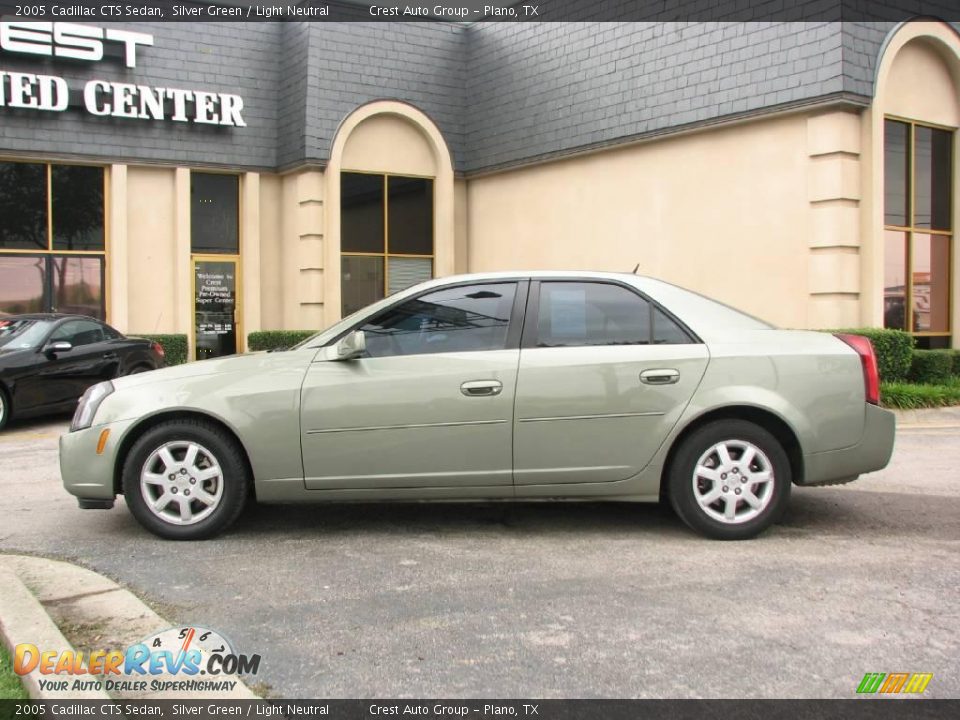 2005 Cadillac CTS Sedan Silver Green / Light Neutral Photo #4