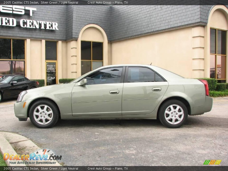 2005 Cadillac CTS Sedan Silver Green / Light Neutral Photo #4