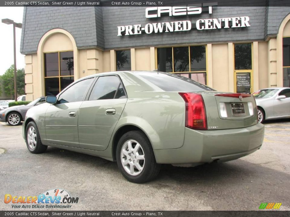 2005 Cadillac CTS Sedan Silver Green / Light Neutral Photo #5