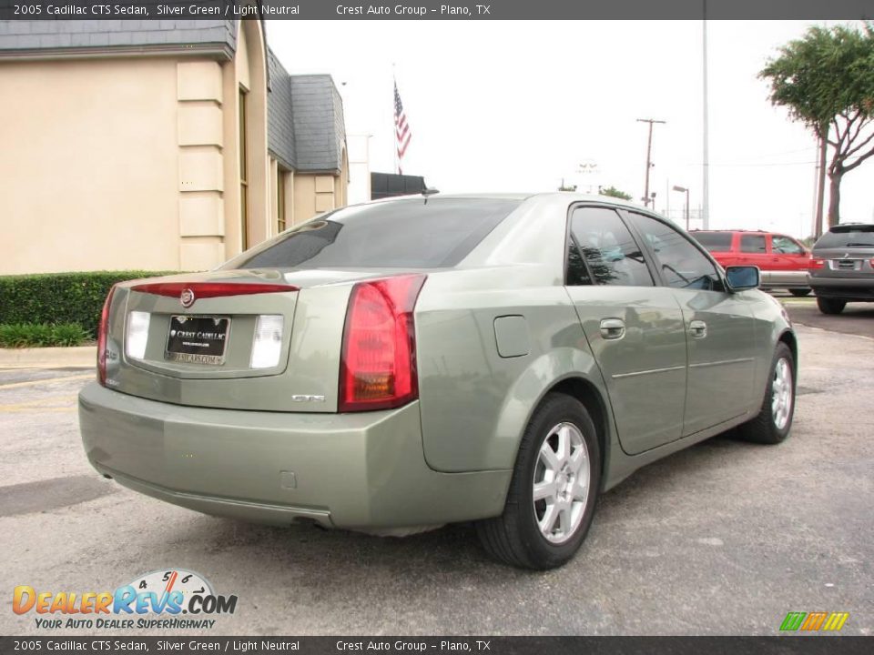 2005 Cadillac CTS Sedan Silver Green / Light Neutral Photo #6