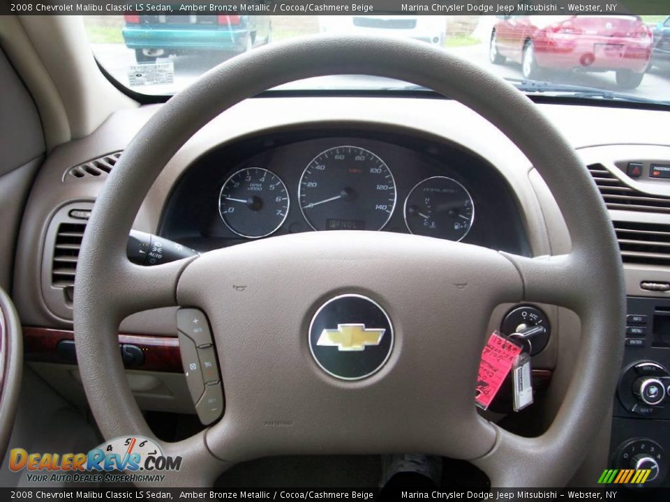 2008 Chevrolet Malibu Classic LS Sedan Amber Bronze Metallic / Cocoa/Cashmere Beige Photo #6