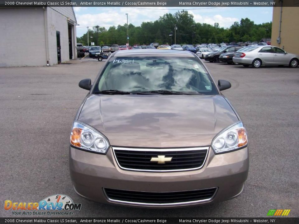 2008 Chevrolet Malibu Classic LS Sedan Amber Bronze Metallic / Cocoa/Cashmere Beige Photo #13