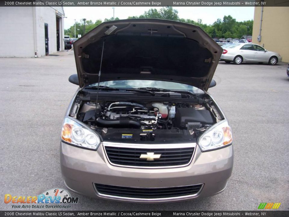 2008 Chevrolet Malibu Classic LS Sedan Amber Bronze Metallic / Cocoa/Cashmere Beige Photo #14