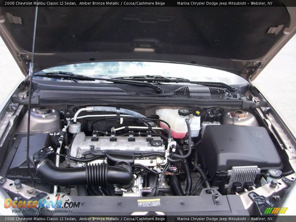 2008 Chevrolet Malibu Classic LS Sedan Amber Bronze Metallic / Cocoa/Cashmere Beige Photo #15