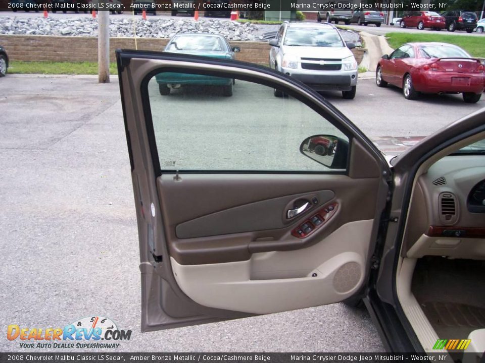 2008 Chevrolet Malibu Classic LS Sedan Amber Bronze Metallic / Cocoa/Cashmere Beige Photo #16