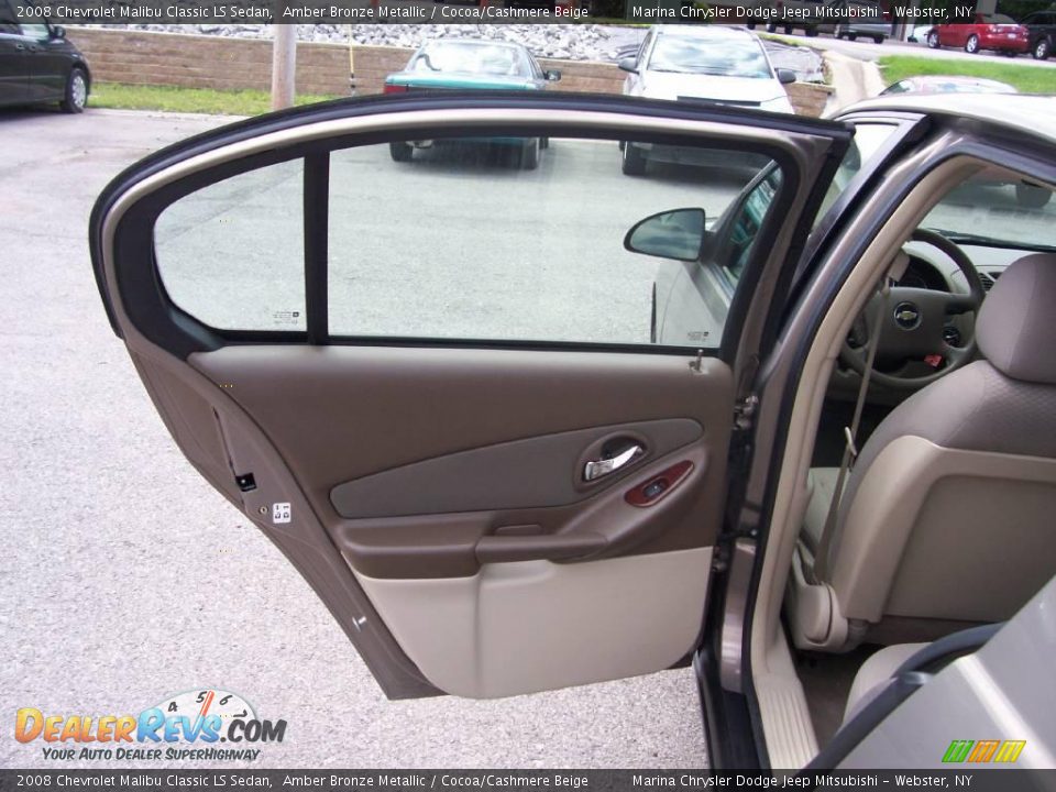 2008 Chevrolet Malibu Classic LS Sedan Amber Bronze Metallic / Cocoa/Cashmere Beige Photo #17