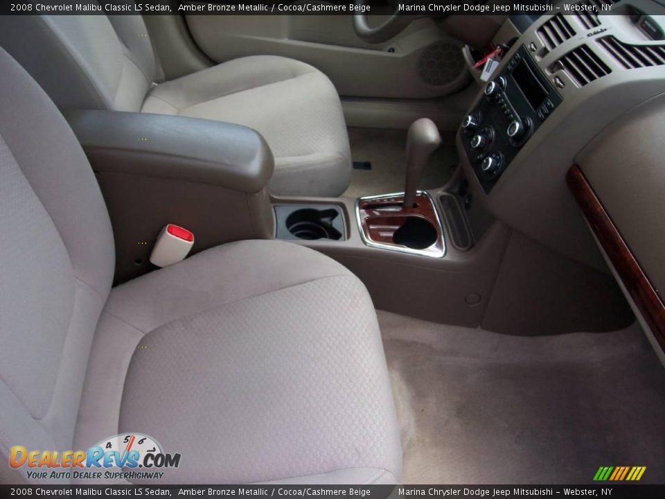 2008 Chevrolet Malibu Classic LS Sedan Amber Bronze Metallic / Cocoa/Cashmere Beige Photo #23