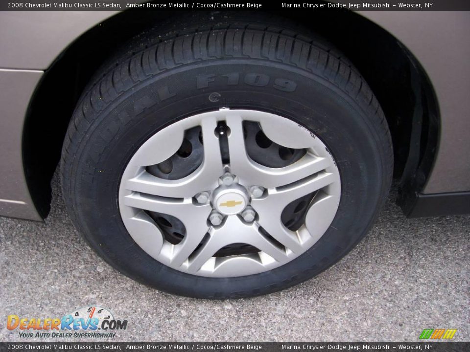 2008 Chevrolet Malibu Classic LS Sedan Amber Bronze Metallic / Cocoa/Cashmere Beige Photo #24
