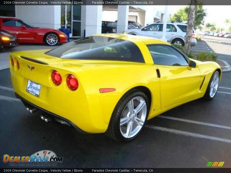 2009 Chevrolet Corvette Coupe Velocity Yellow / Ebony Photo #5