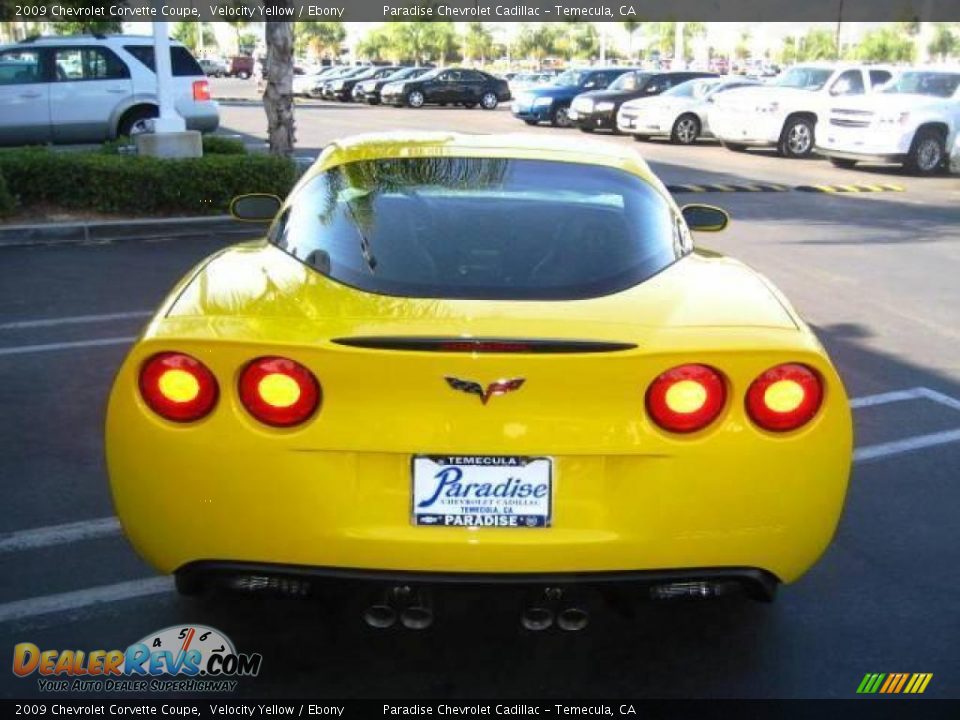 2009 Chevrolet Corvette Coupe Velocity Yellow / Ebony Photo #6