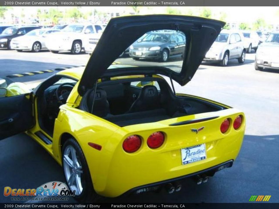 2009 Chevrolet Corvette Coupe Velocity Yellow / Ebony Photo #7