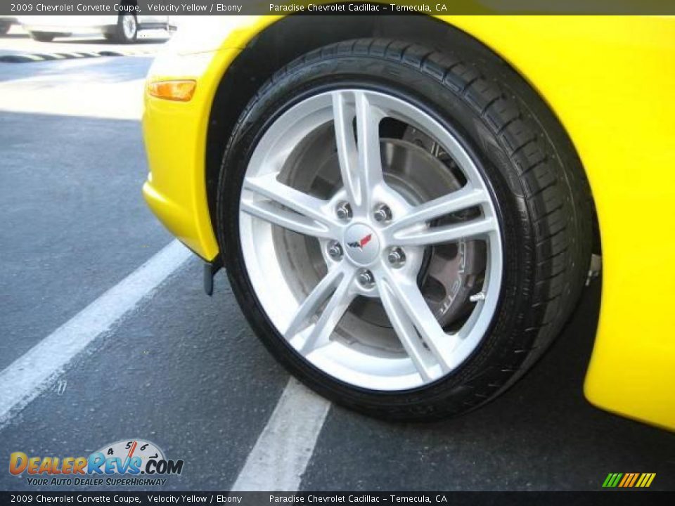 2009 Chevrolet Corvette Coupe Velocity Yellow / Ebony Photo #8