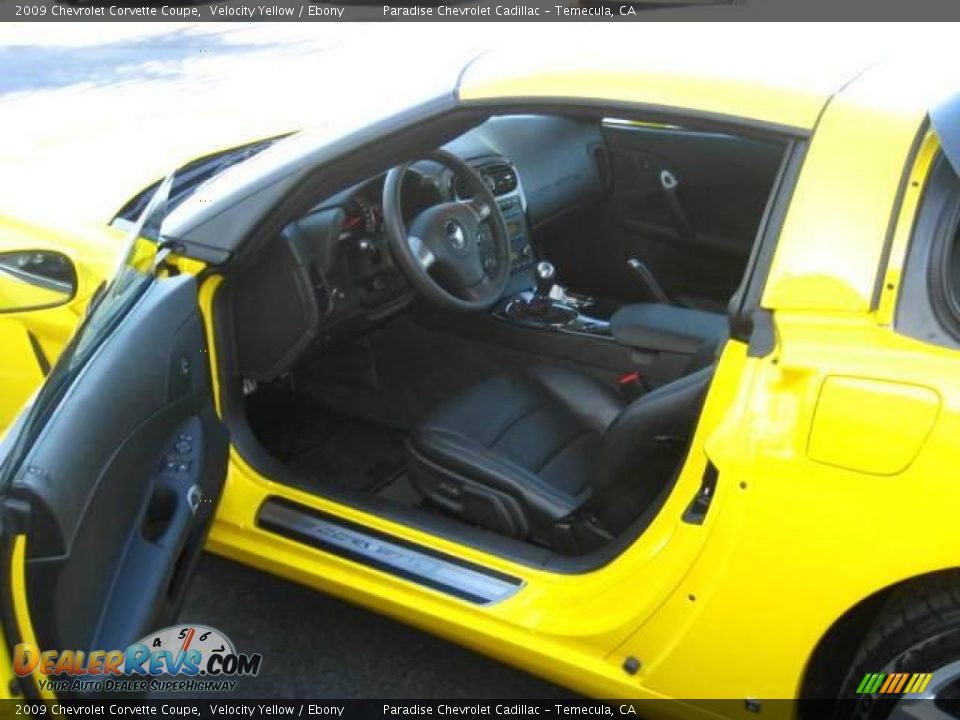 2009 Chevrolet Corvette Coupe Velocity Yellow / Ebony Photo #9