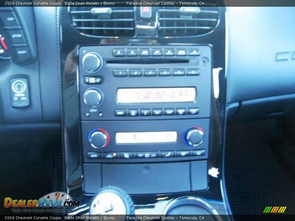 2009 Chevrolet Corvette Coupe Blade Silver Metallic / Ebony Photo #10