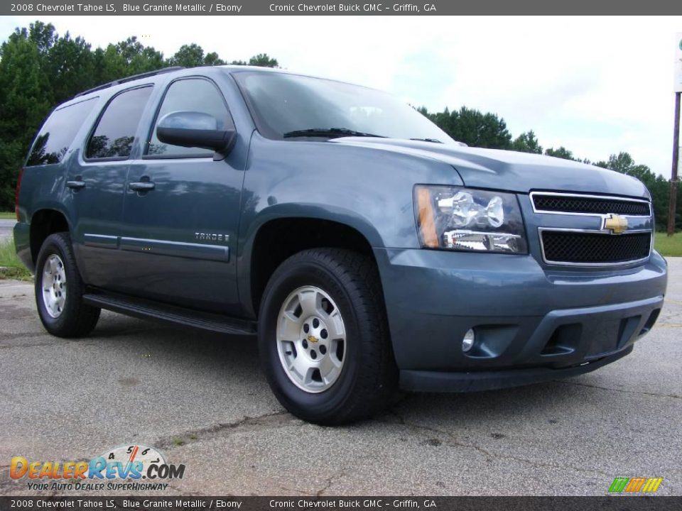 2008 Chevrolet Tahoe LS Blue Granite Metallic / Ebony Photo #4