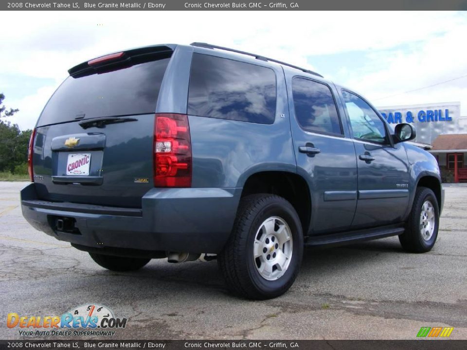 2008 Chevrolet Tahoe LS Blue Granite Metallic / Ebony Photo #6
