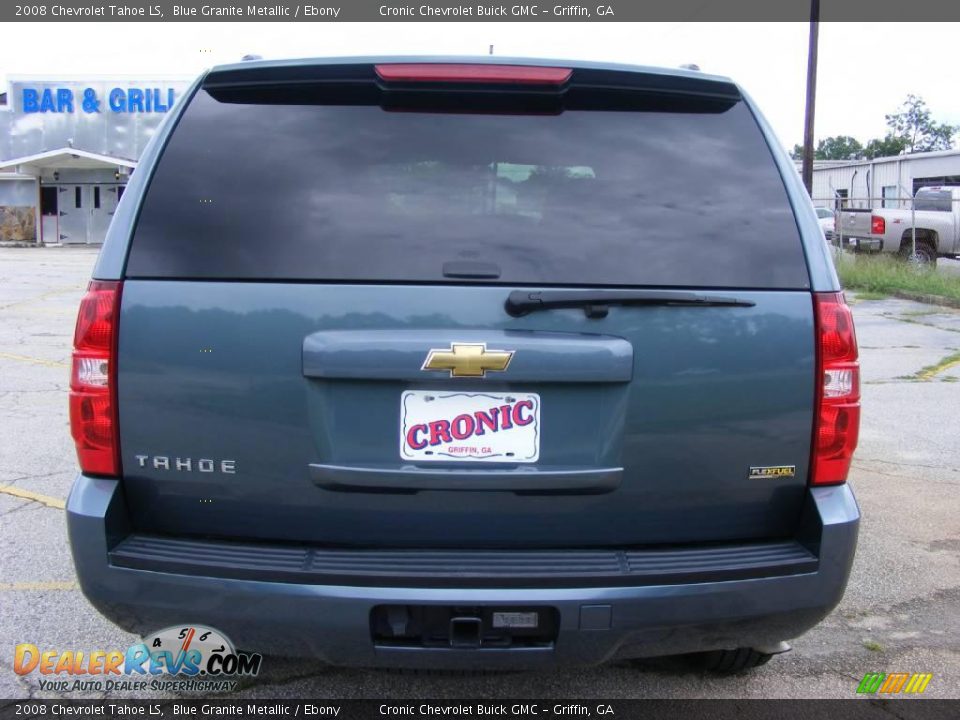 2008 Chevrolet Tahoe LS Blue Granite Metallic / Ebony Photo #7