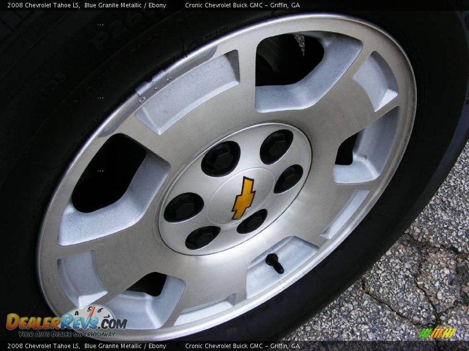 2008 Chevrolet Tahoe LS Blue Granite Metallic / Ebony Photo #11