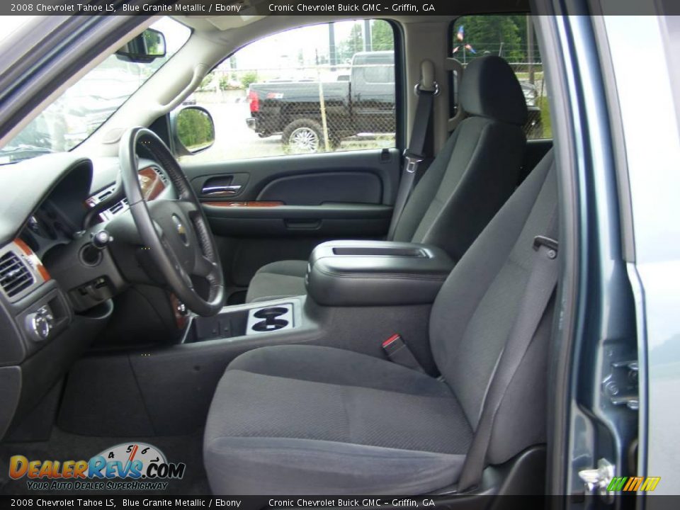 2008 Chevrolet Tahoe LS Blue Granite Metallic / Ebony Photo #12