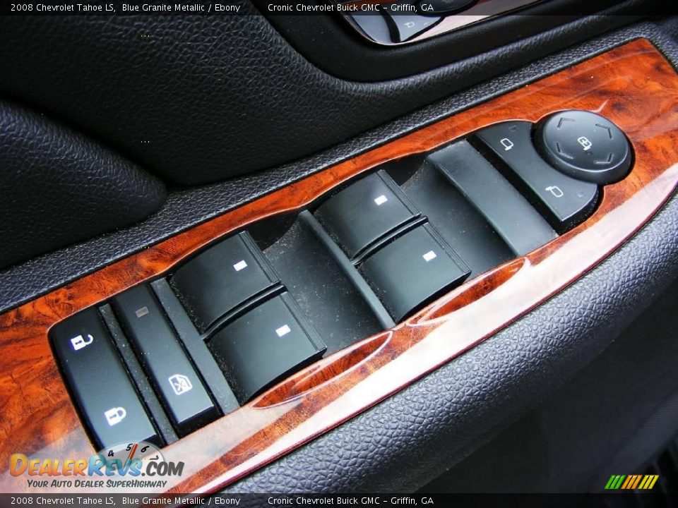 2008 Chevrolet Tahoe LS Blue Granite Metallic / Ebony Photo #14