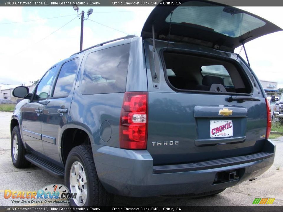 2008 Chevrolet Tahoe LS Blue Granite Metallic / Ebony Photo #17