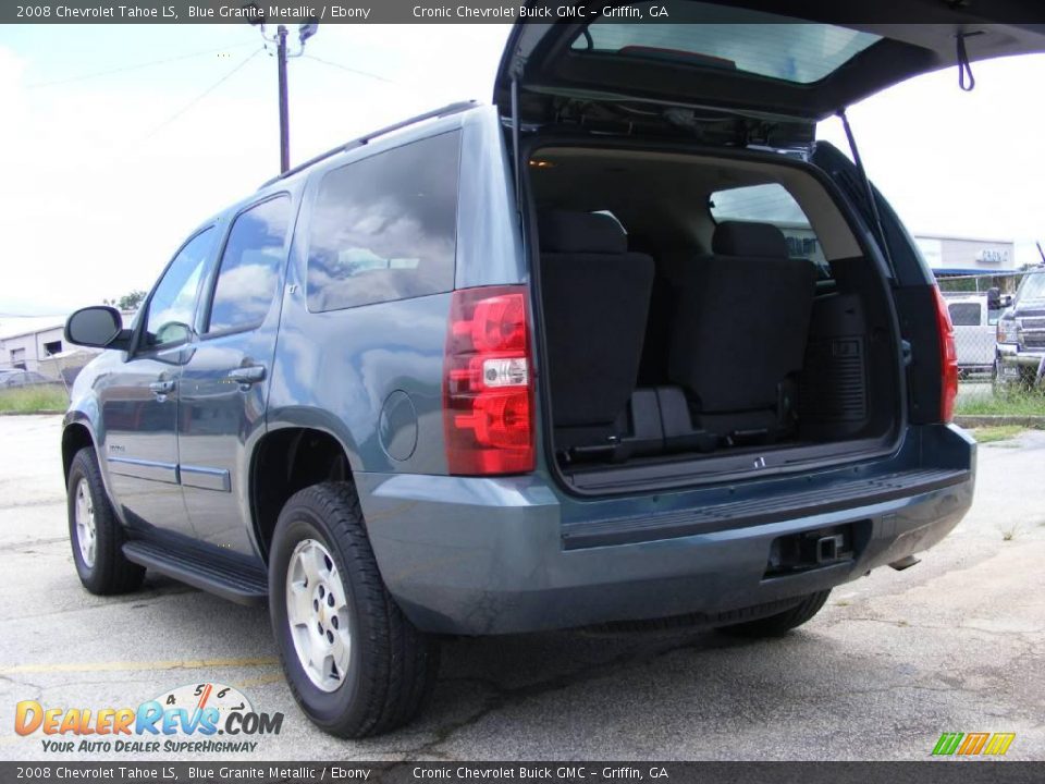 2008 Chevrolet Tahoe LS Blue Granite Metallic / Ebony Photo #18
