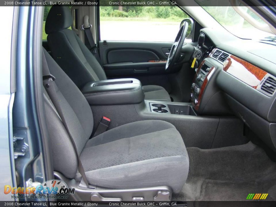 2008 Chevrolet Tahoe LS Blue Granite Metallic / Ebony Photo #21