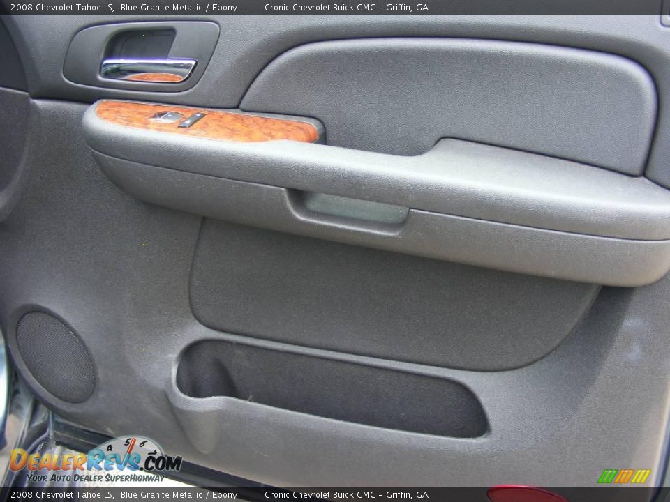 2008 Chevrolet Tahoe LS Blue Granite Metallic / Ebony Photo #22