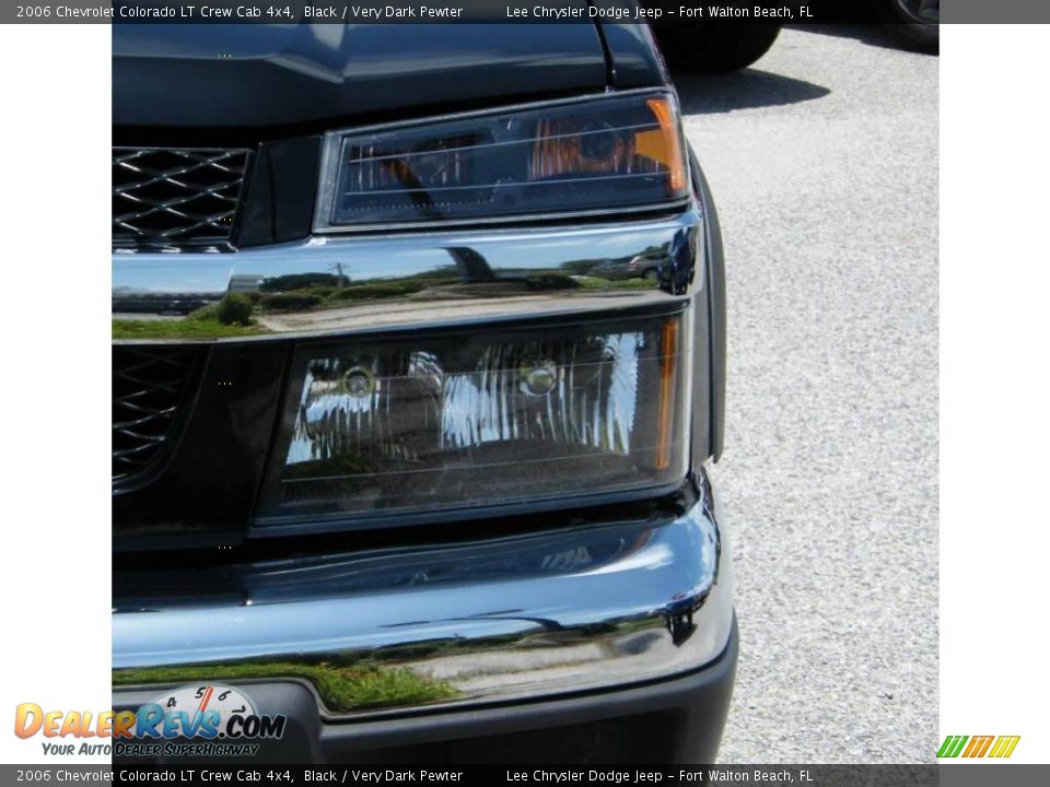 2006 Chevrolet Colorado LT Crew Cab 4x4 Black / Very Dark Pewter Photo #9