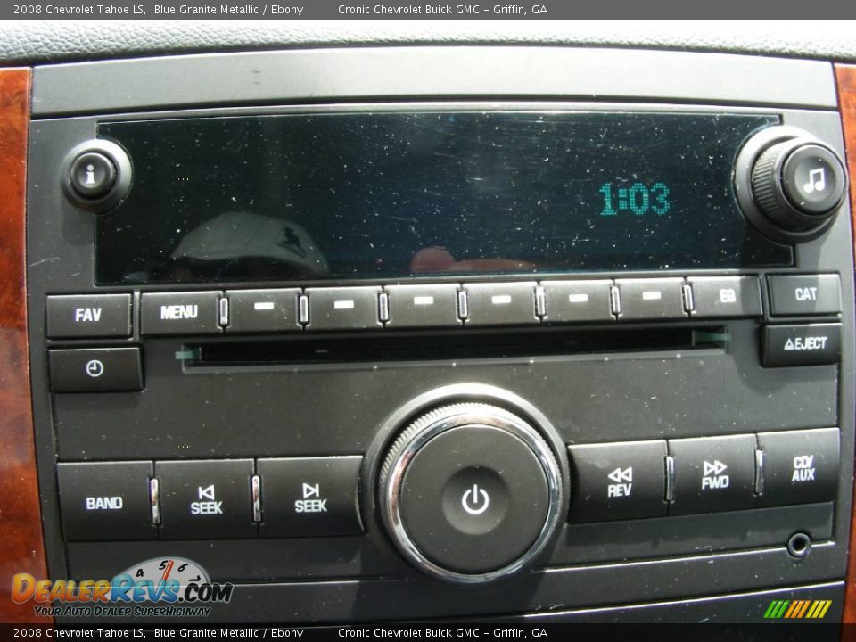 2008 Chevrolet Tahoe LS Blue Granite Metallic / Ebony Photo #27