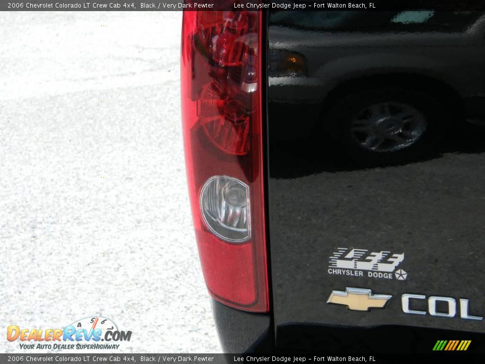 2006 Chevrolet Colorado LT Crew Cab 4x4 Black / Very Dark Pewter Photo #10