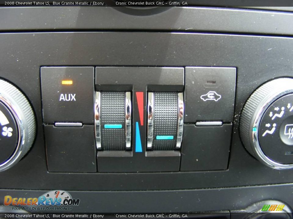 2008 Chevrolet Tahoe LS Blue Granite Metallic / Ebony Photo #28