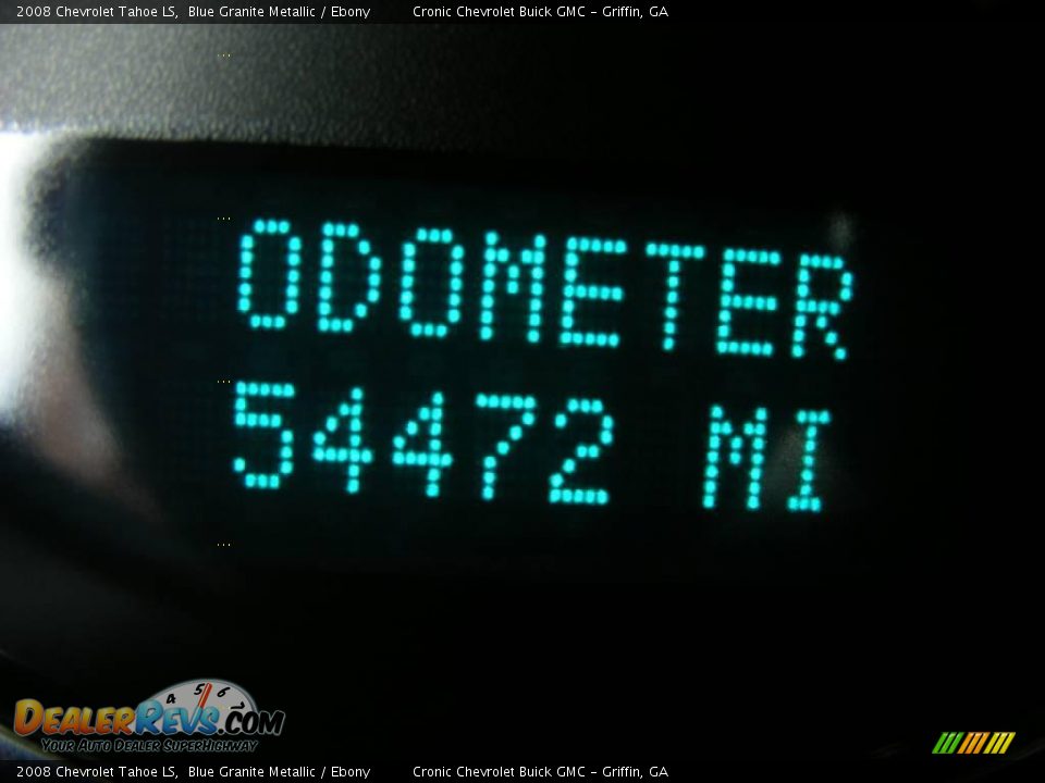 2008 Chevrolet Tahoe LS Blue Granite Metallic / Ebony Photo #29
