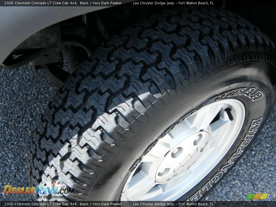 2006 Chevrolet Colorado LT Crew Cab 4x4 Black / Very Dark Pewter Photo #12