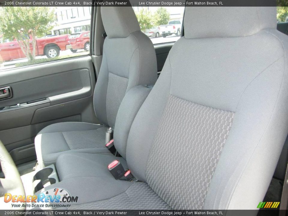 2006 Chevrolet Colorado LT Crew Cab 4x4 Black / Very Dark Pewter Photo #14