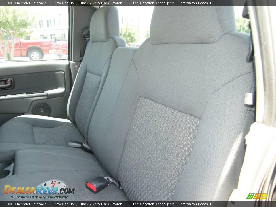 2006 Chevrolet Colorado LT Crew Cab 4x4 Black / Very Dark Pewter Photo #21