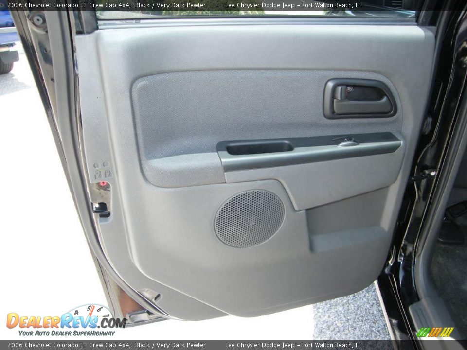2006 Chevrolet Colorado LT Crew Cab 4x4 Black / Very Dark Pewter Photo #23